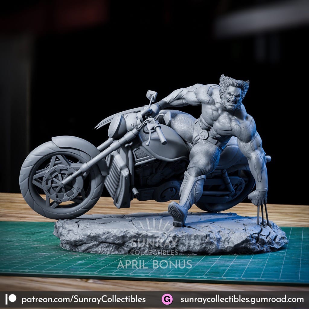 P站图纸印象馆 Sunray Collectibles 漫威 金刚狼 Sunray Collectibles 漫威 金刚狼