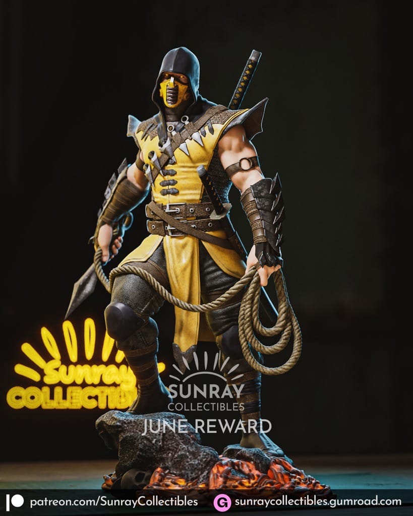 P站图纸印象馆 Sunray Collectibles 真人快打 蝎子 Sunray Collectibles 真人快打 蝎子