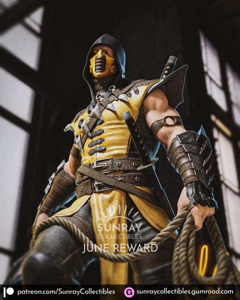 P站图纸印象馆 Sunray Collectibles 真人快打 蝎子 Sunray Collectibles 真人快打 蝎子