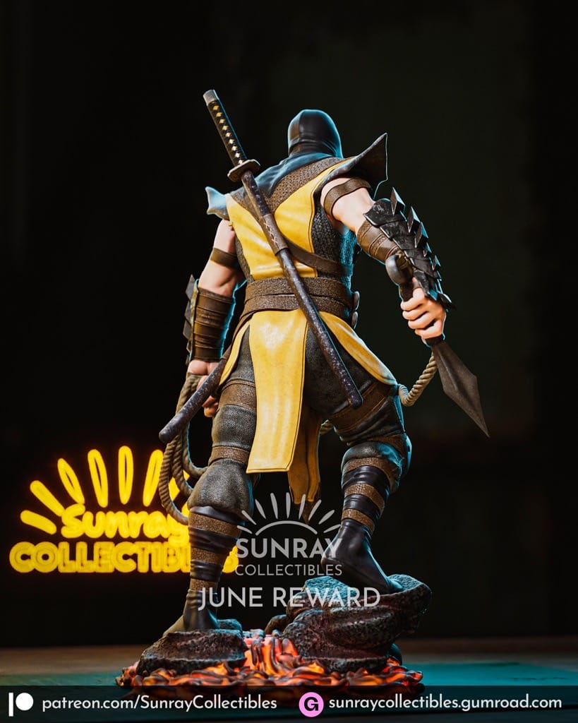 P站图纸印象馆 Sunray Collectibles 真人快打 蝎子 Sunray Collectibles 真人快打 蝎子