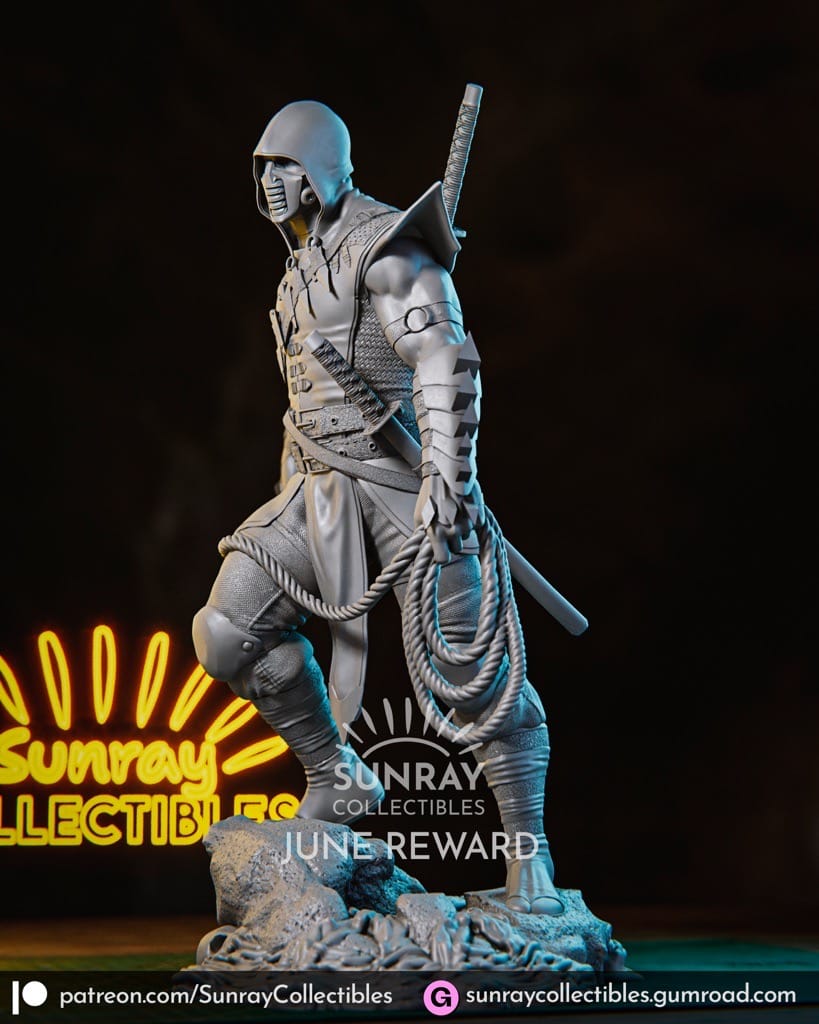 P站图纸印象馆 Sunray Collectibles 真人快打 蝎子 Sunray Collectibles 真人快打 蝎子