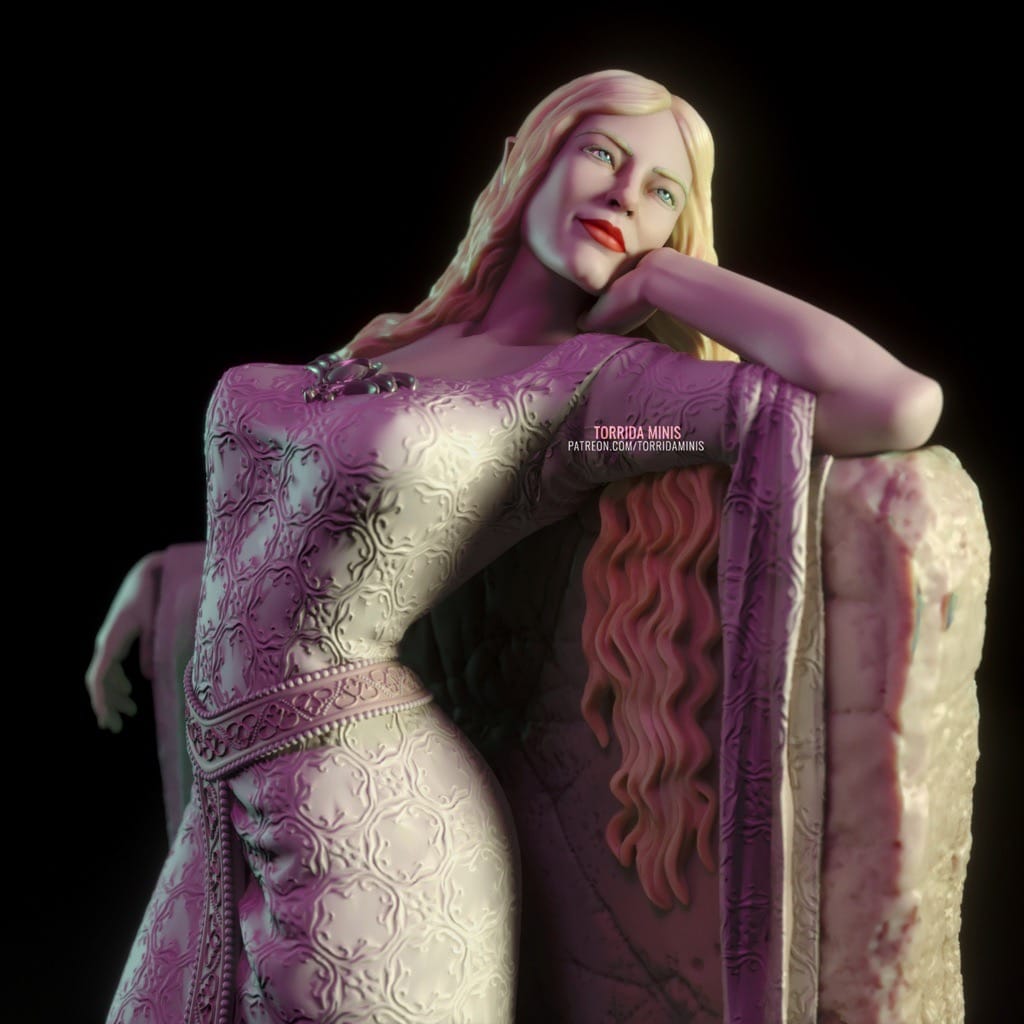 P站图纸印象馆 Torrida 指环王 凯兰崔尔 Torrida 指环王 凯兰崔尔