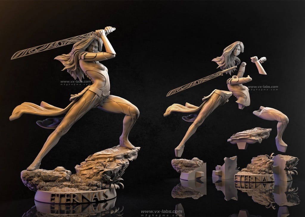 P站图纸印象馆 Vx-Labs 漫威 永恒族 蒂娜 Vx-Labs 漫威 永恒族 蒂娜