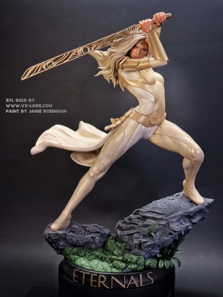 P站图纸印象馆 Vx-Labs 漫威 永恒族 蒂娜 Vx-Labs 漫威 永恒族 蒂娜