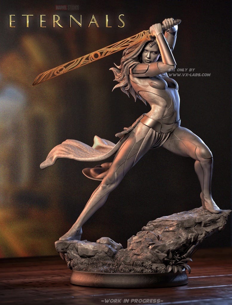 P站图纸印象馆 Vx-Labs 漫威 永恒族 蒂娜 Vx-Labs 漫威 永恒族 蒂娜