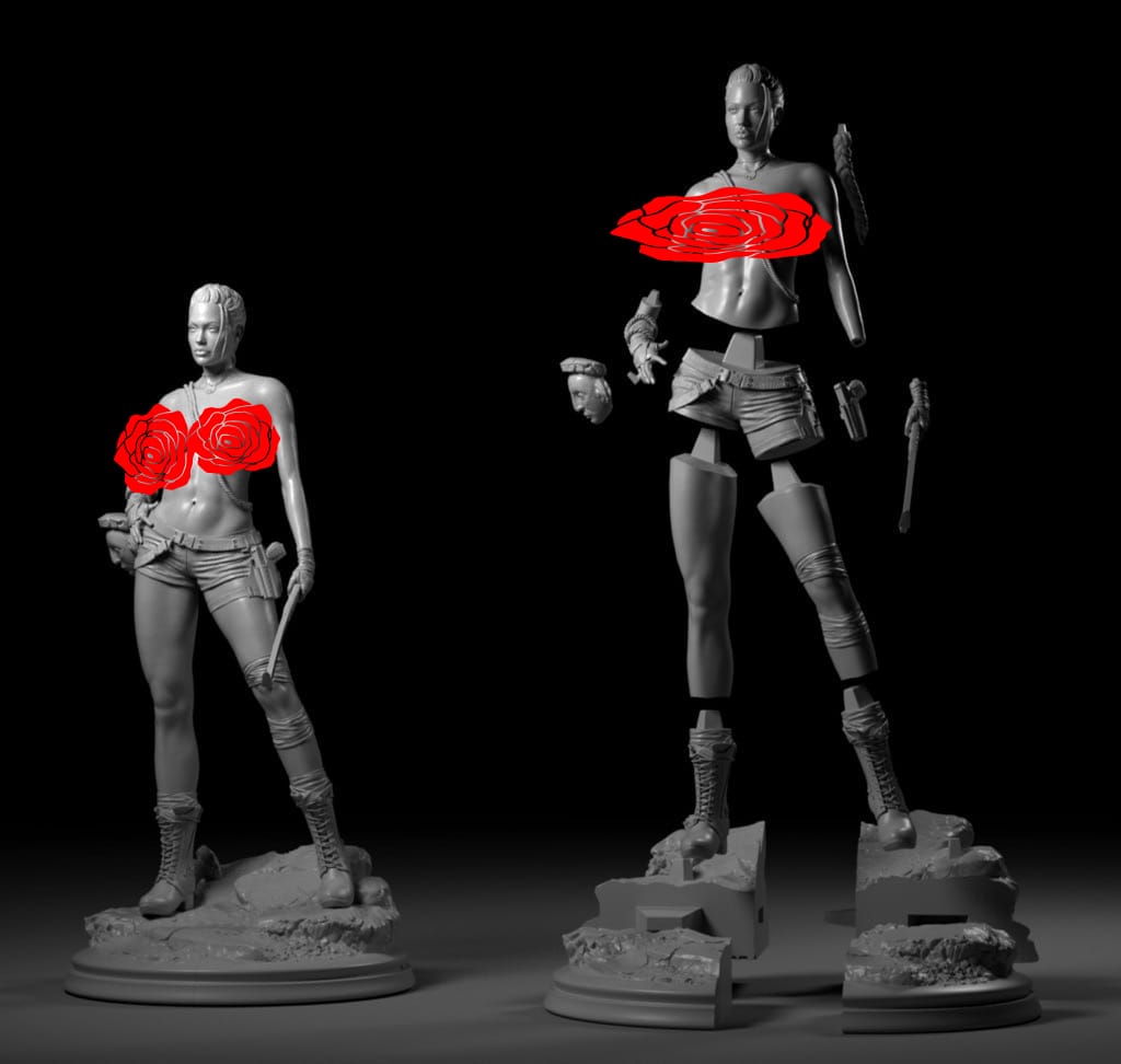 P站图纸印象馆 Vx-Labs 古墓丽影 劳拉克劳馥 Vx-Labs 古墓丽影 劳拉克劳馥