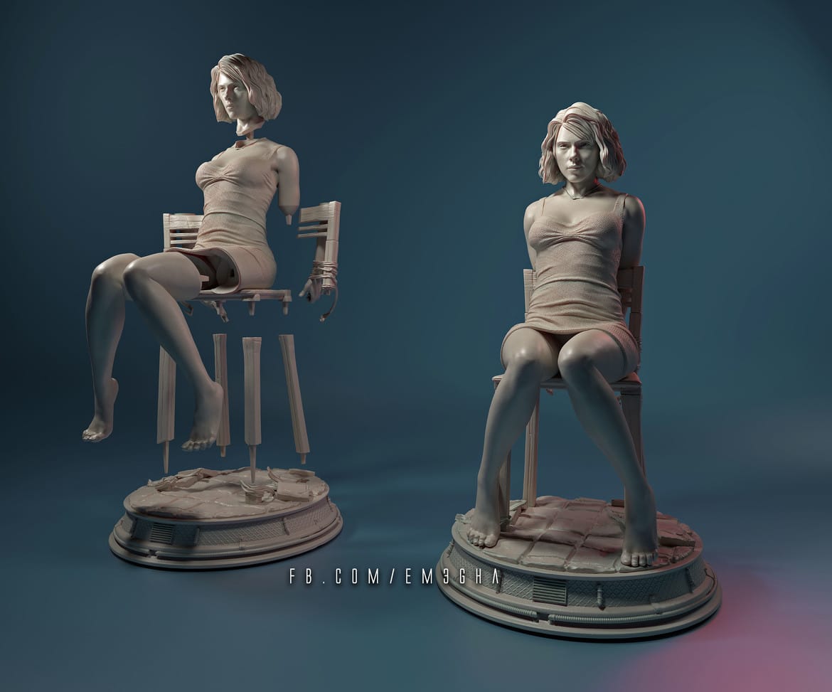 P站图纸印象馆 Vx-Labs 漫威 黑寡妇 Vx-Labs 漫威 黑寡妇