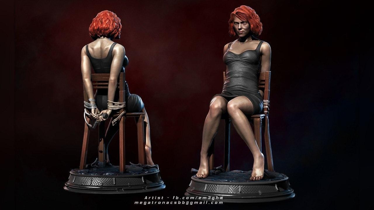 P站图纸印象馆 Vx-Labs 漫威 黑寡妇 Vx-Labs 漫威 黑寡妇