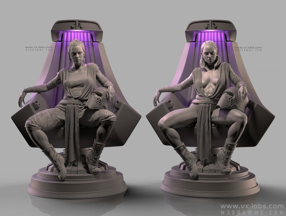 P站图纸印象馆 Vx-Labs 星球大战 蕾伊 Vx-Labs 星球大战 蕾伊