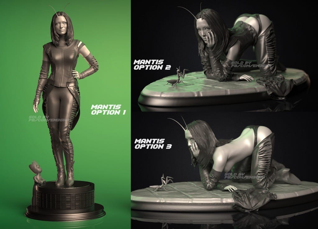 P站图纸印象馆 Vx-Labs 漫威 银河护卫队 螳螂 Vx-Labs 漫威 银河护卫队 螳螂