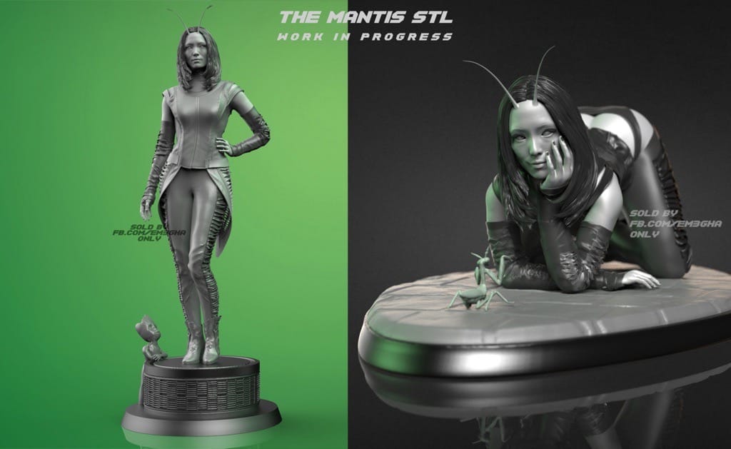 P站图纸印象馆 Vx-Labs 漫威 银河护卫队 螳螂 Vx-Labs 漫威 银河护卫队 螳螂