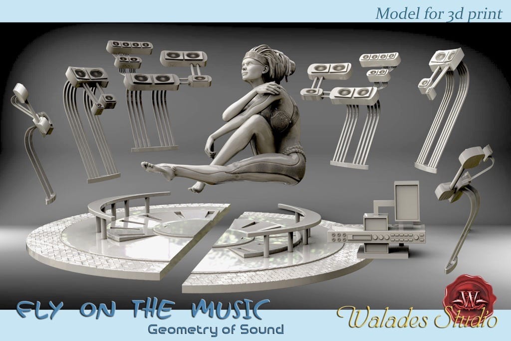 P站图纸印象馆 Walades 在音乐上飞翔 Walades 在音乐上飞翔