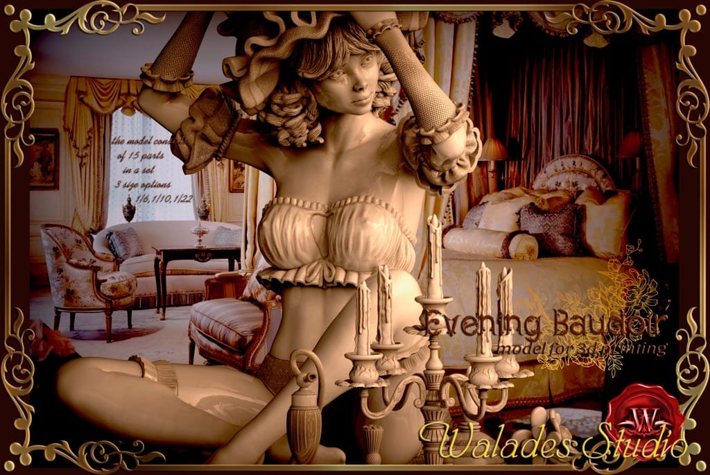 P站图纸印象馆 Walades 晚间闺房 Walades 晚间闺房