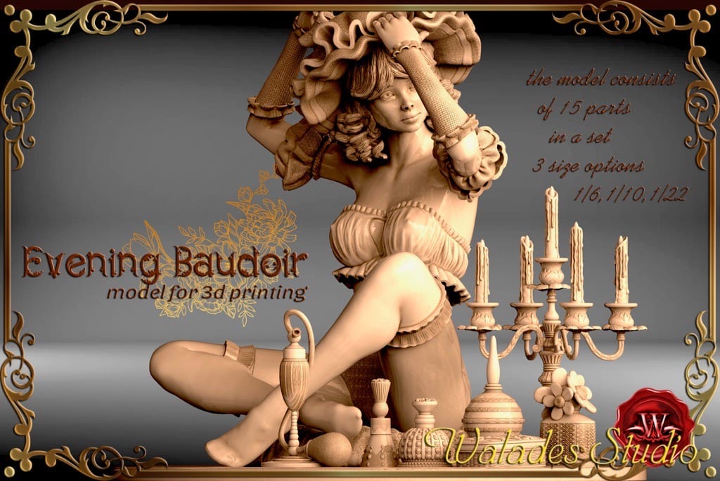 P站图纸印象馆 Walades 晚间闺房 Walades 晚间闺房