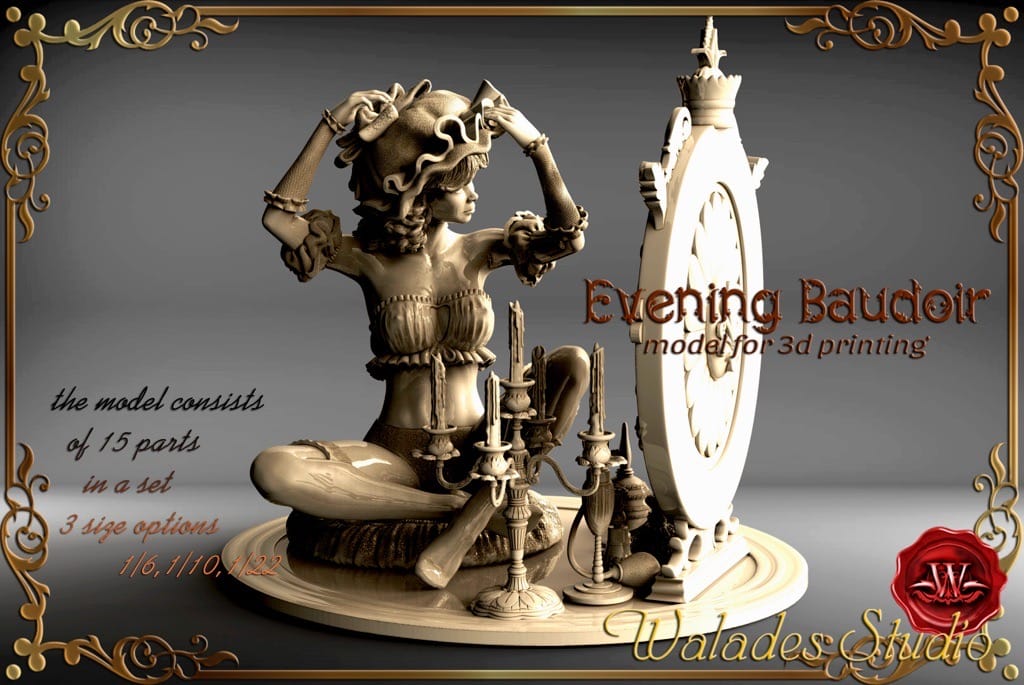 P站图纸印象馆 Walades 晚间闺房 Walades 晚间闺房