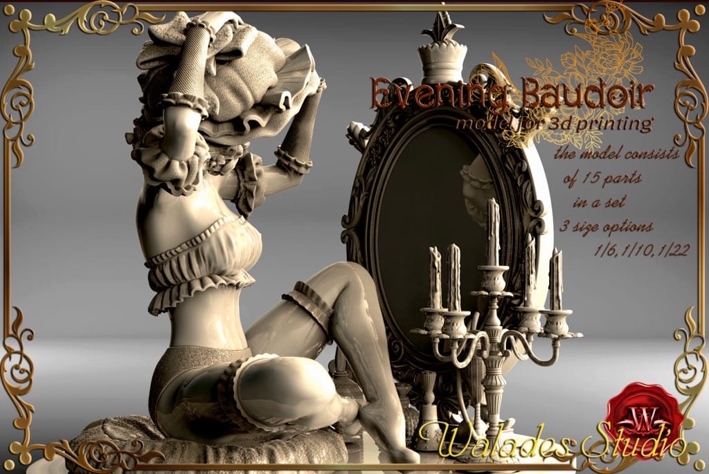 P站图纸印象馆 Walades 晚间闺房 Walades 晚间闺房