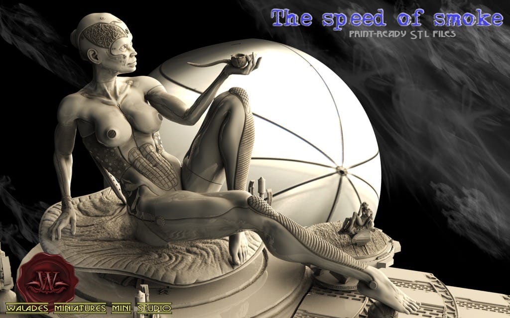 P站图纸印象馆 Walades 烟雾中的女人 Walades 烟雾中的女人