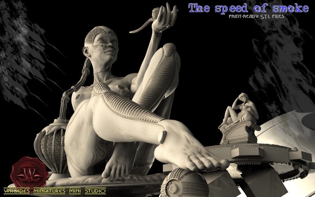 P站图纸印象馆 Walades 烟雾中的女人 Walades 烟雾中的女人