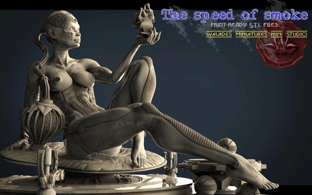 P站图纸印象馆 Walades 烟雾中的女人 Walades 烟雾中的女人