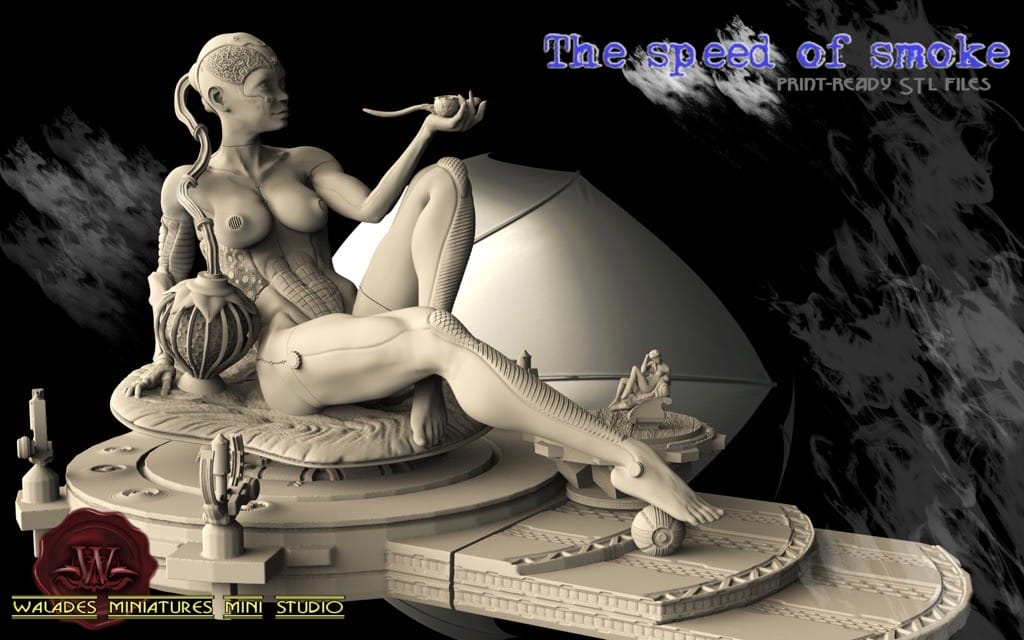 P站图纸印象馆 Walades 烟雾中的女人 Walades 烟雾中的女人