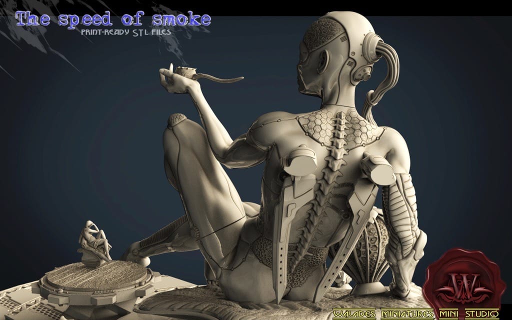 P站图纸印象馆 Walades 烟雾中的女人 Walades 烟雾中的女人