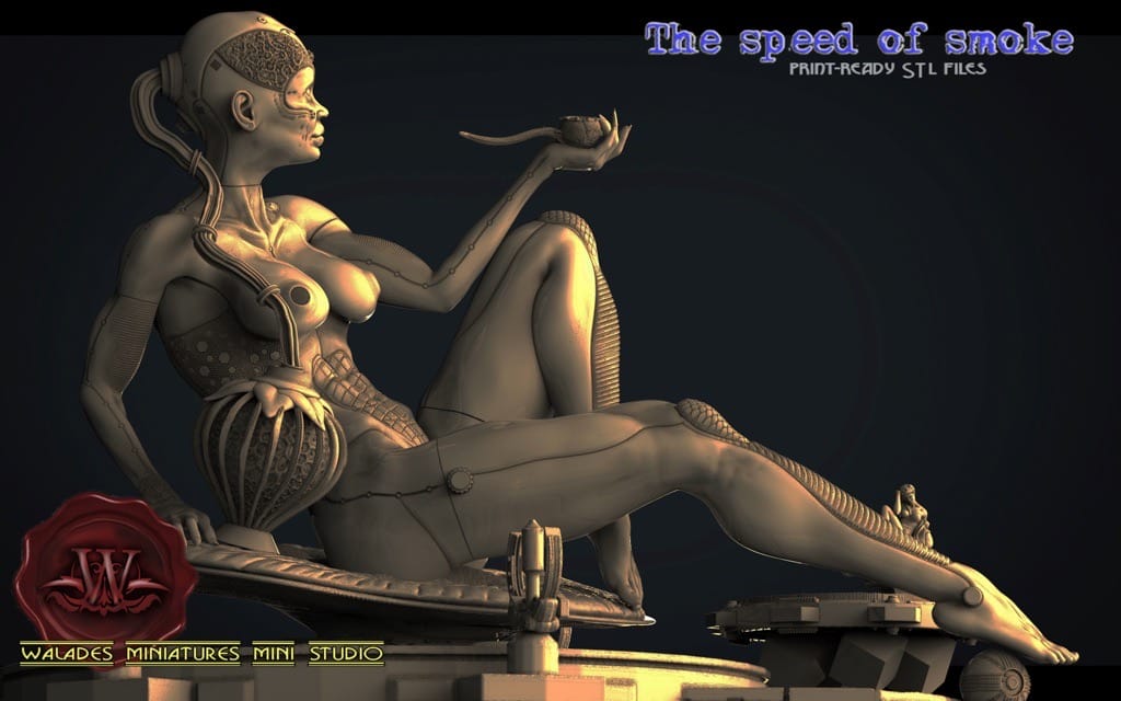 P站图纸印象馆 Walades 烟雾中的女人 Walades 烟雾中的女人