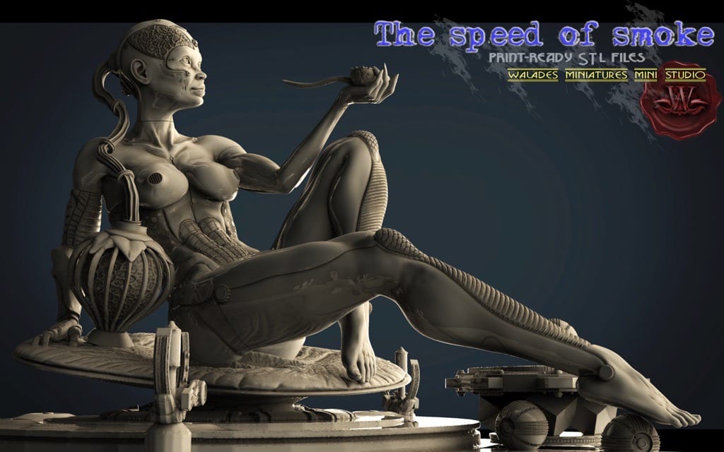 P站图纸印象馆 Walades 烟雾中的女人 Walades 烟雾中的女人