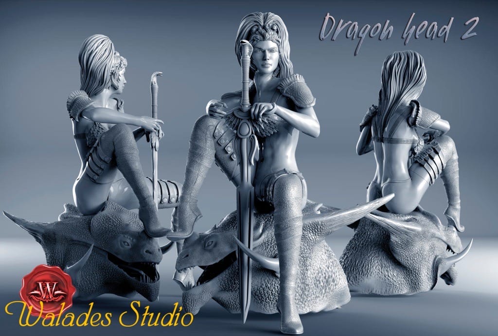 P站图纸印象馆 Walades 屠龙女战士 Walades 屠龙女战士