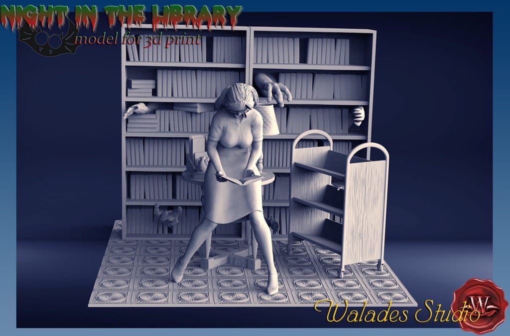 P站图纸印象馆 Walades 深夜图书馆 Walades 深夜图书馆