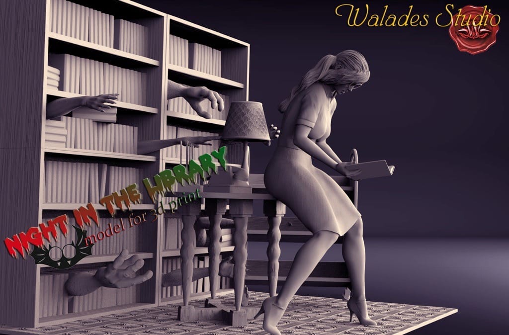 P站图纸印象馆 Walades 深夜图书馆 Walades 深夜图书馆