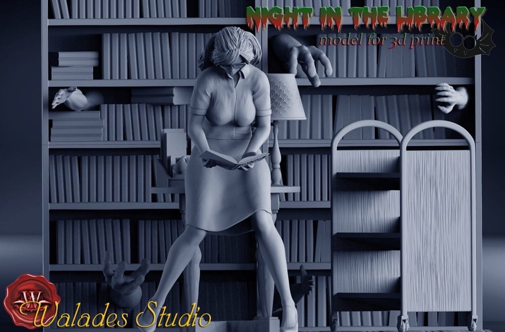 P站图纸印象馆 Walades 深夜图书馆 Walades 深夜图书馆