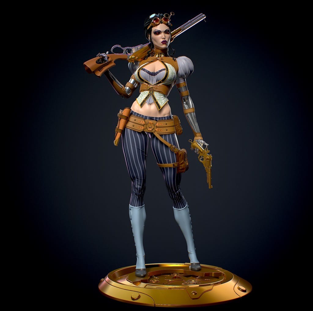 P站图纸印象馆 Yan H 机械女郎 Yan H 机械女郎