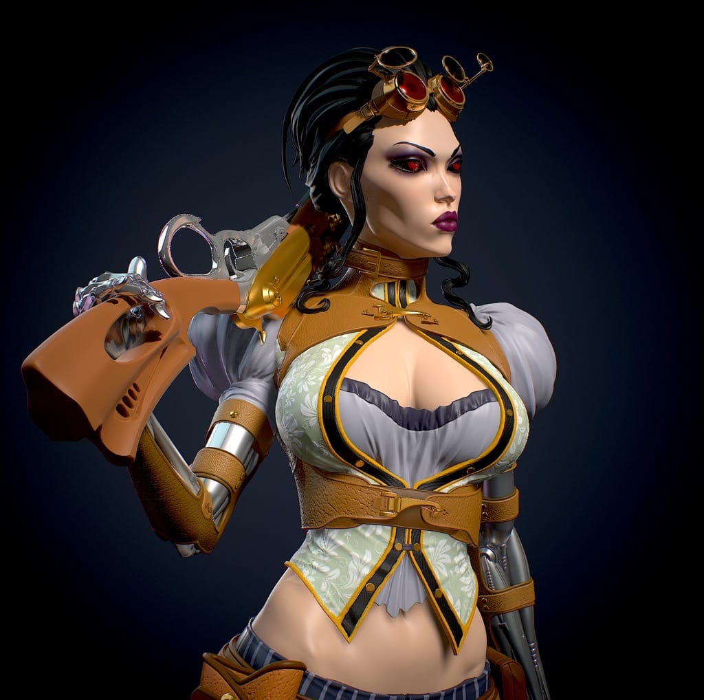 P站图纸印象馆 Yan H 机械女郎 Yan H 机械女郎