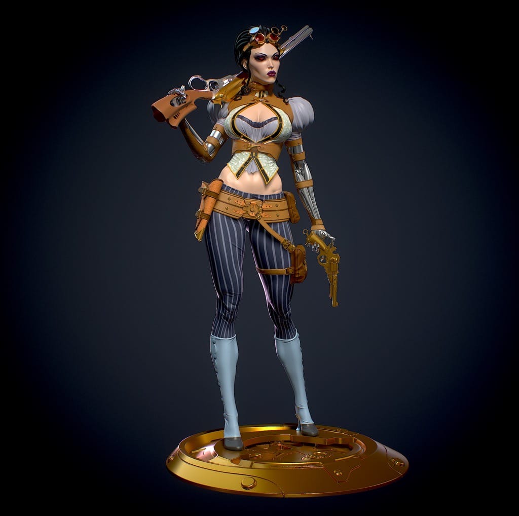 P站图纸印象馆 Yan H 机械女郎 Yan H 机械女郎