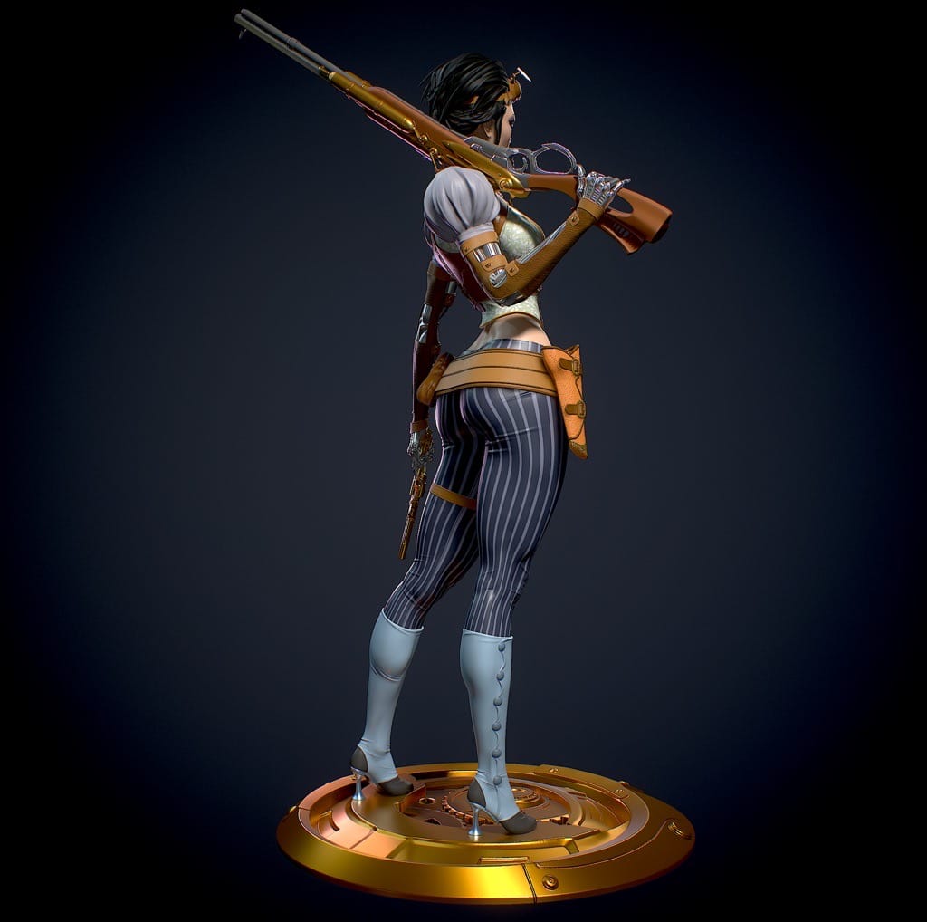 P站图纸印象馆 Yan H 机械女郎 Yan H 机械女郎