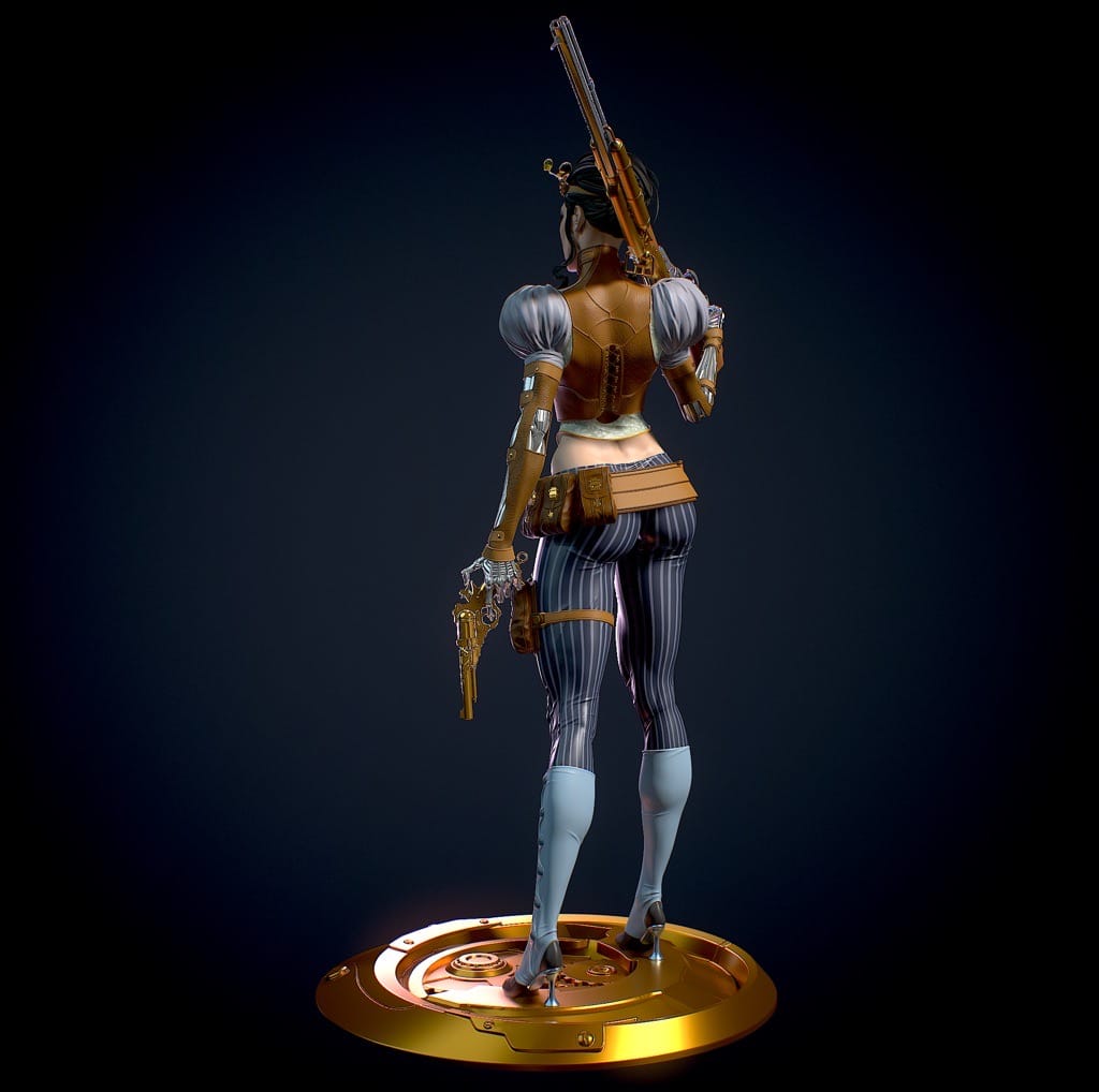 P站图纸印象馆 Yan H 机械女郎 Yan H 机械女郎