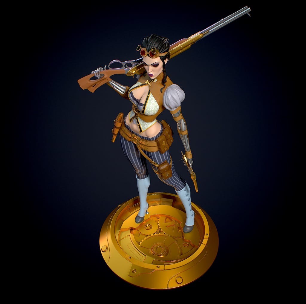 P站图纸印象馆 Yan H 机械女郎 Yan H 机械女郎