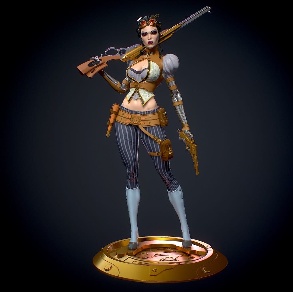 P站图纸印象馆 Yan H 机械女郎 Yan H 机械女郎