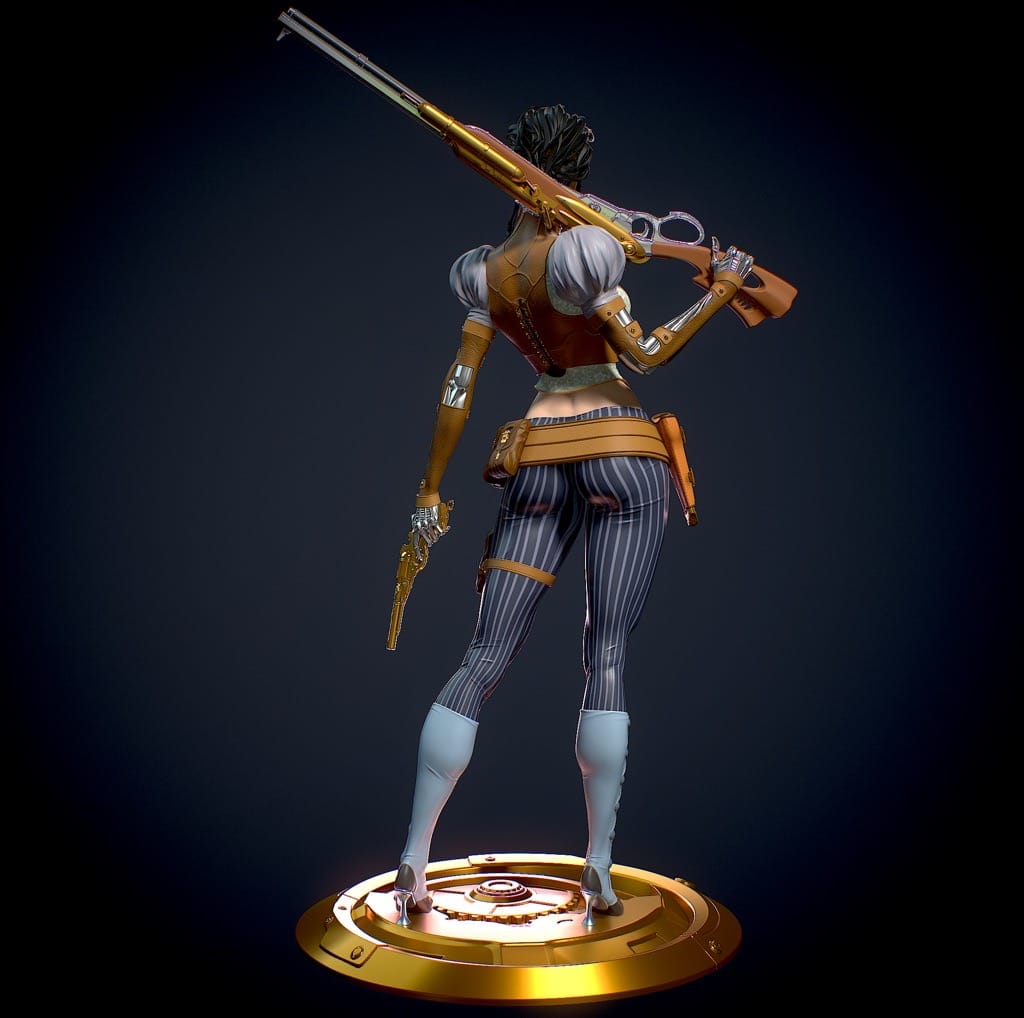 P站图纸印象馆 Yan H 机械女郎 Yan H 机械女郎