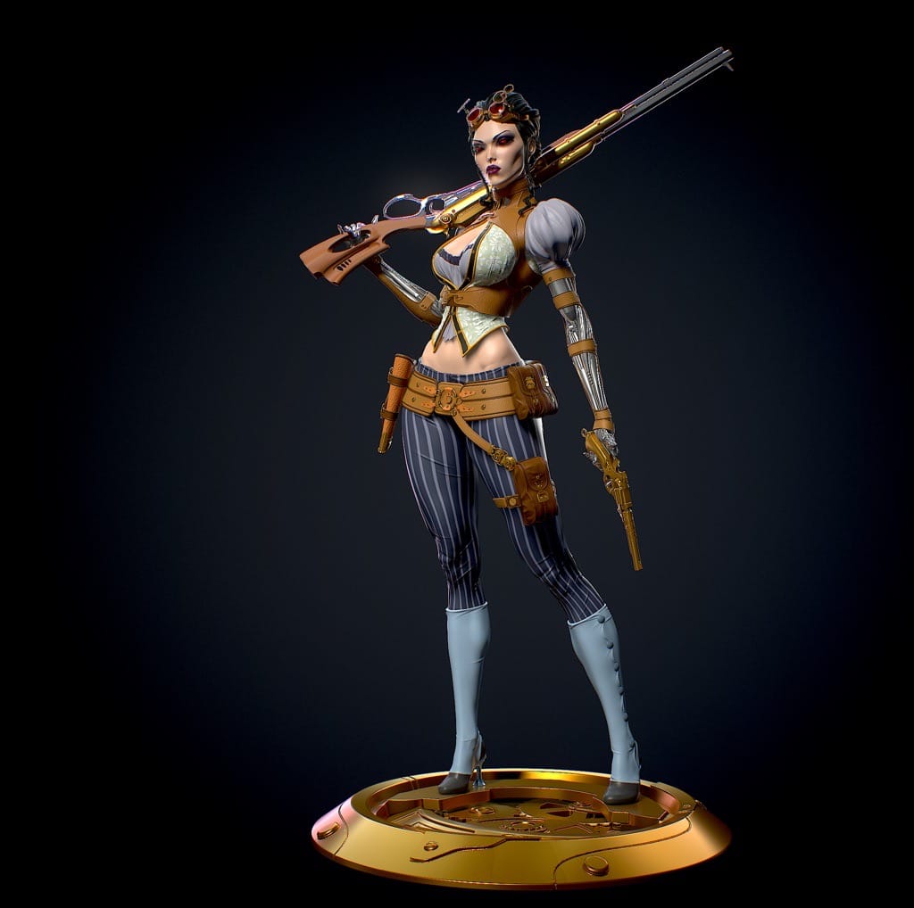 P站图纸印象馆 Yan H 机械女郎 Yan H 机械女郎