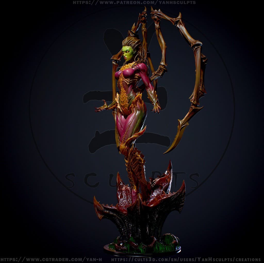 P站图纸印象馆 Yan H 星际争霸 莎拉·凯瑞甘 Yan H 星际争霸 莎拉·凯瑞甘