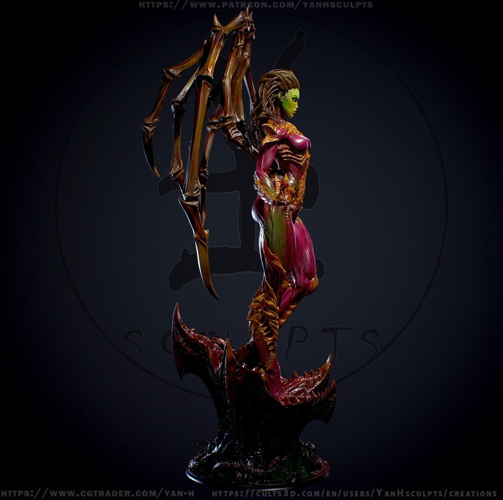 P站图纸印象馆 Yan H 星际争霸 莎拉·凯瑞甘 Yan H 星际争霸 莎拉·凯瑞甘