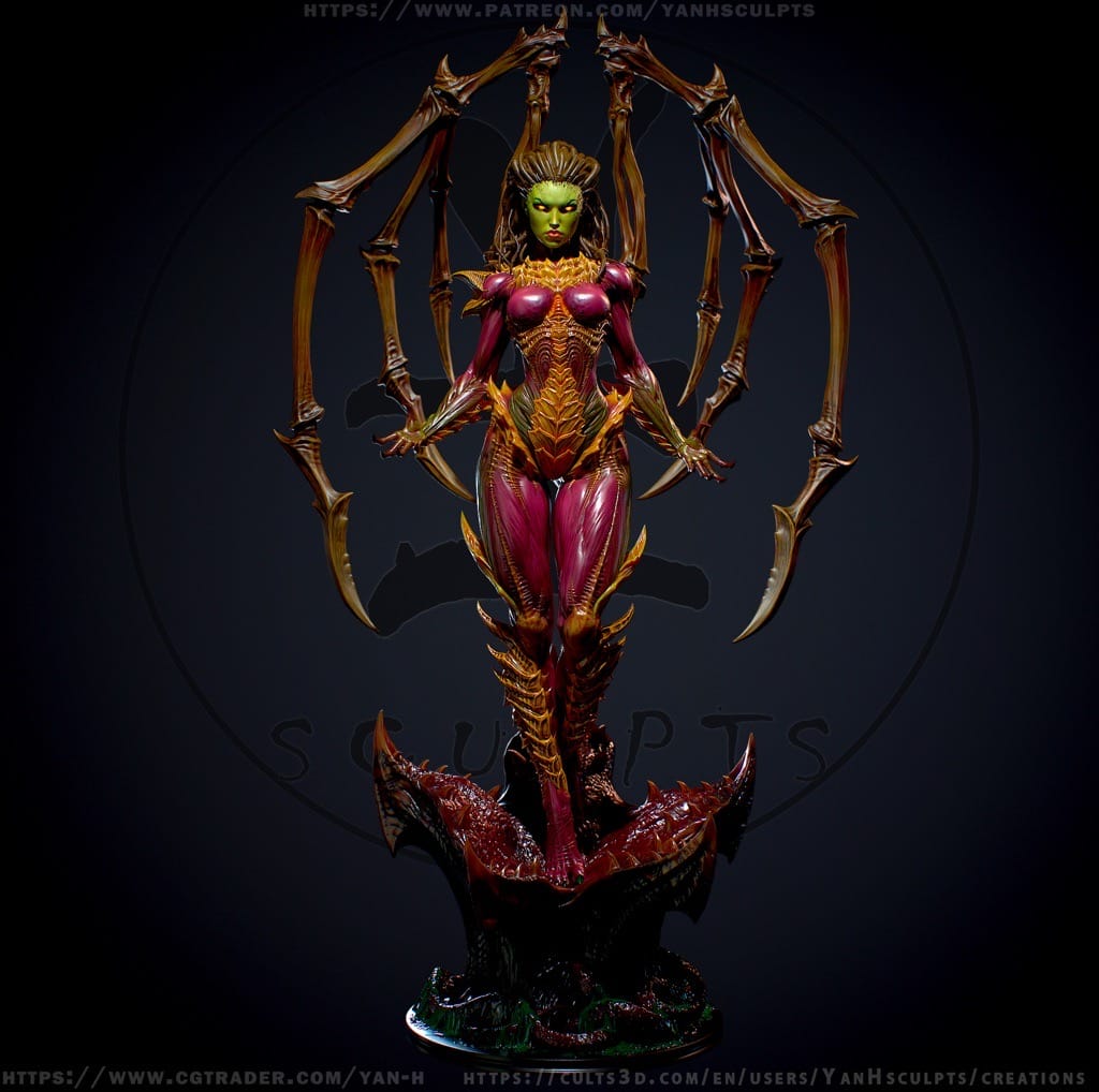 P站图纸印象馆 Yan H 星际争霸 莎拉·凯瑞甘 Yan H 星际争霸 莎拉·凯瑞甘