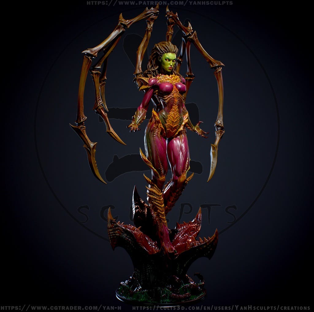 P站图纸印象馆 Yan H 星际争霸 莎拉·凯瑞甘 Yan H 星际争霸 莎拉·凯瑞甘