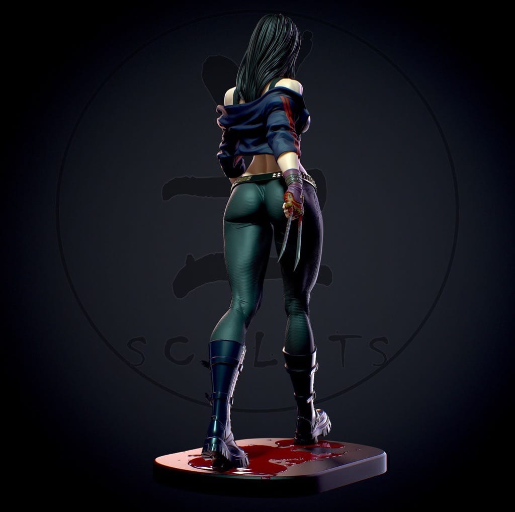 P站图纸印象馆 Yan H 漫威 克隆人X23 Yan H 漫威 克隆人X23