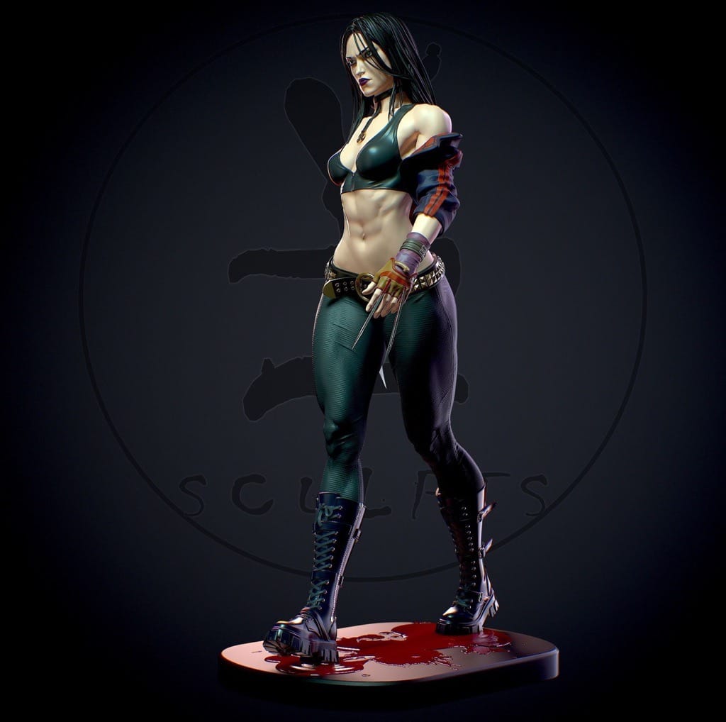 P站图纸印象馆 Yan H 漫威 克隆人X23 Yan H 漫威 克隆人X23