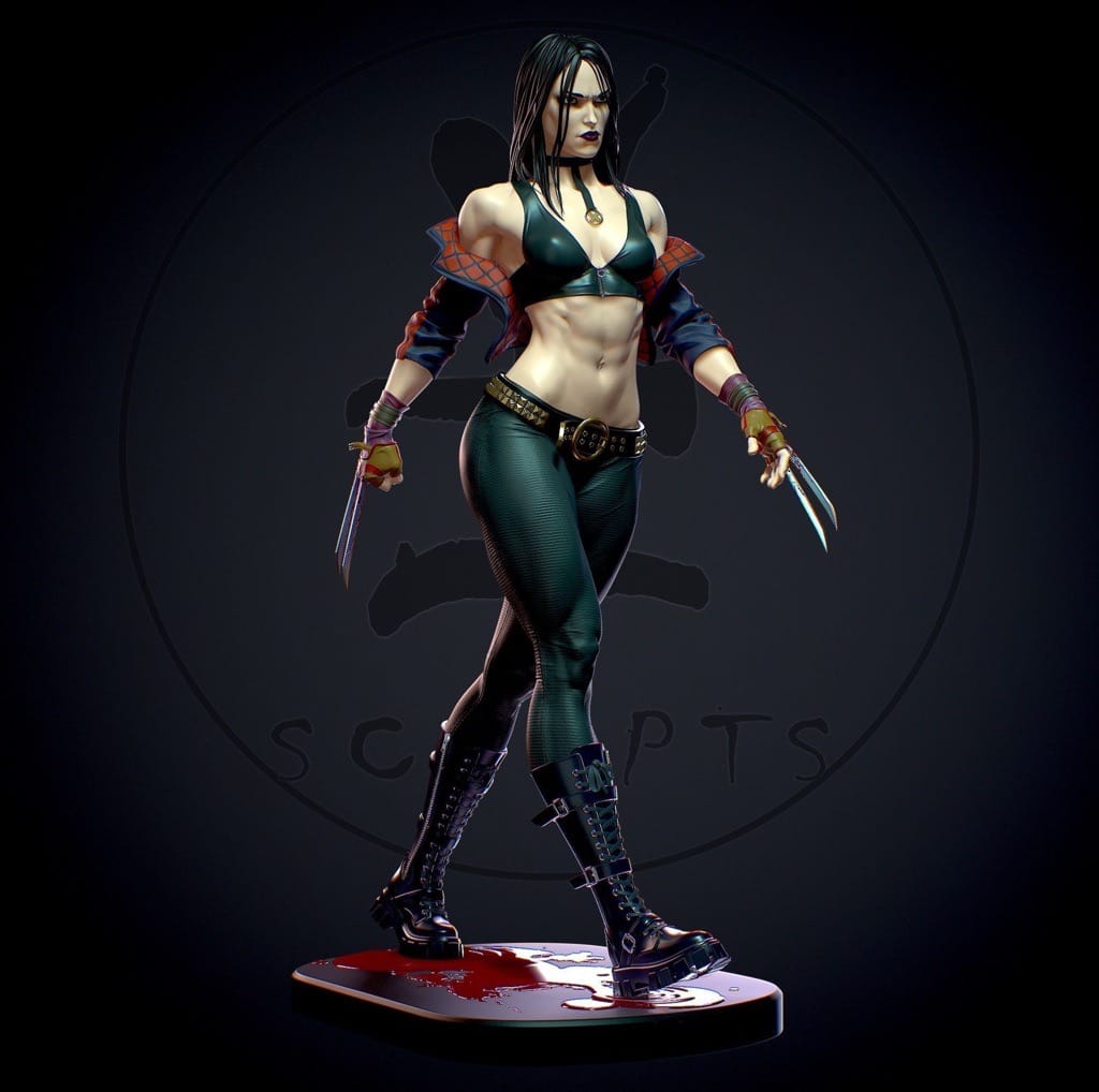 P站图纸印象馆 Yan H 漫威 克隆人X23 Yan H 漫威 克隆人X23