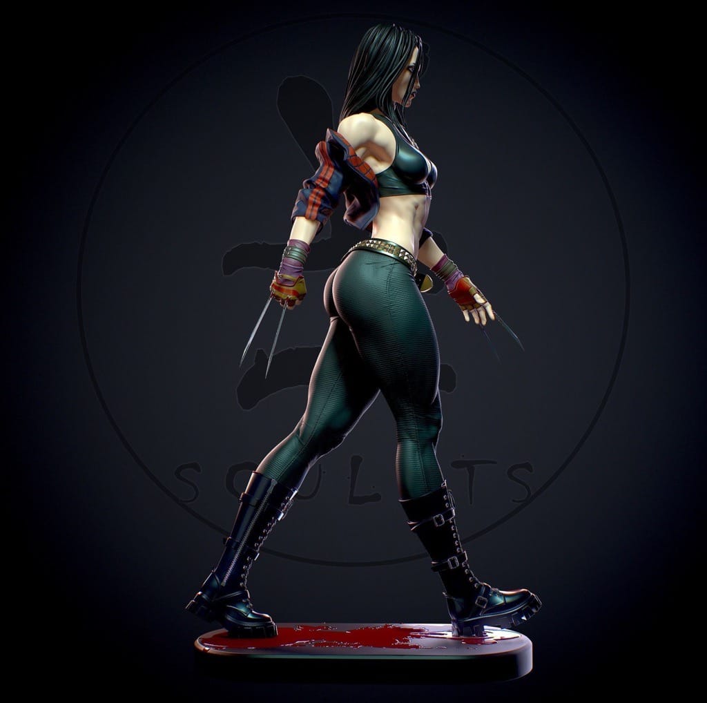 P站图纸印象馆 Yan H 漫威 克隆人X23 Yan H 漫威 克隆人X23