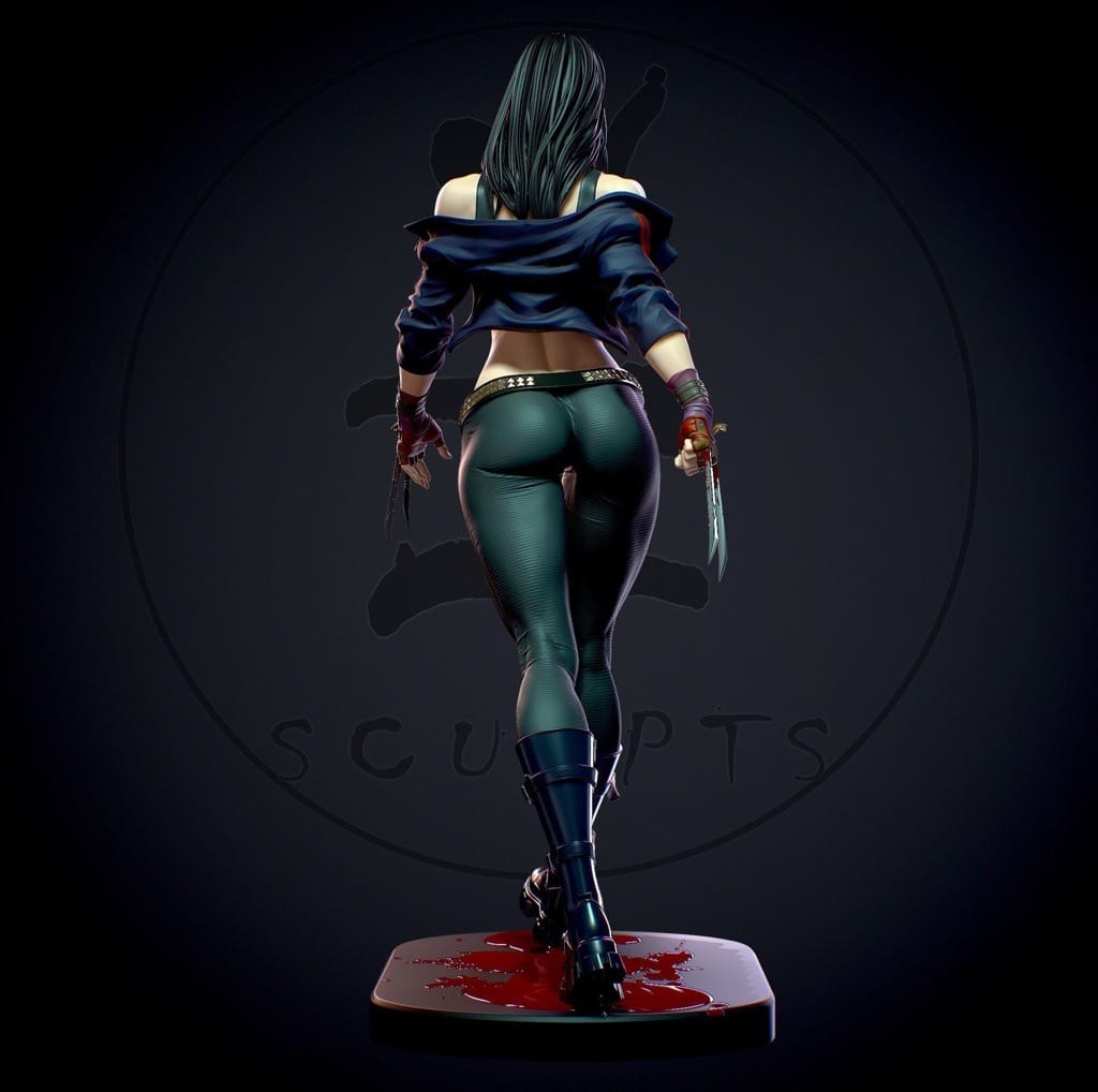 P站图纸印象馆 Yan H 漫威 克隆人X23 Yan H 漫威 克隆人X23