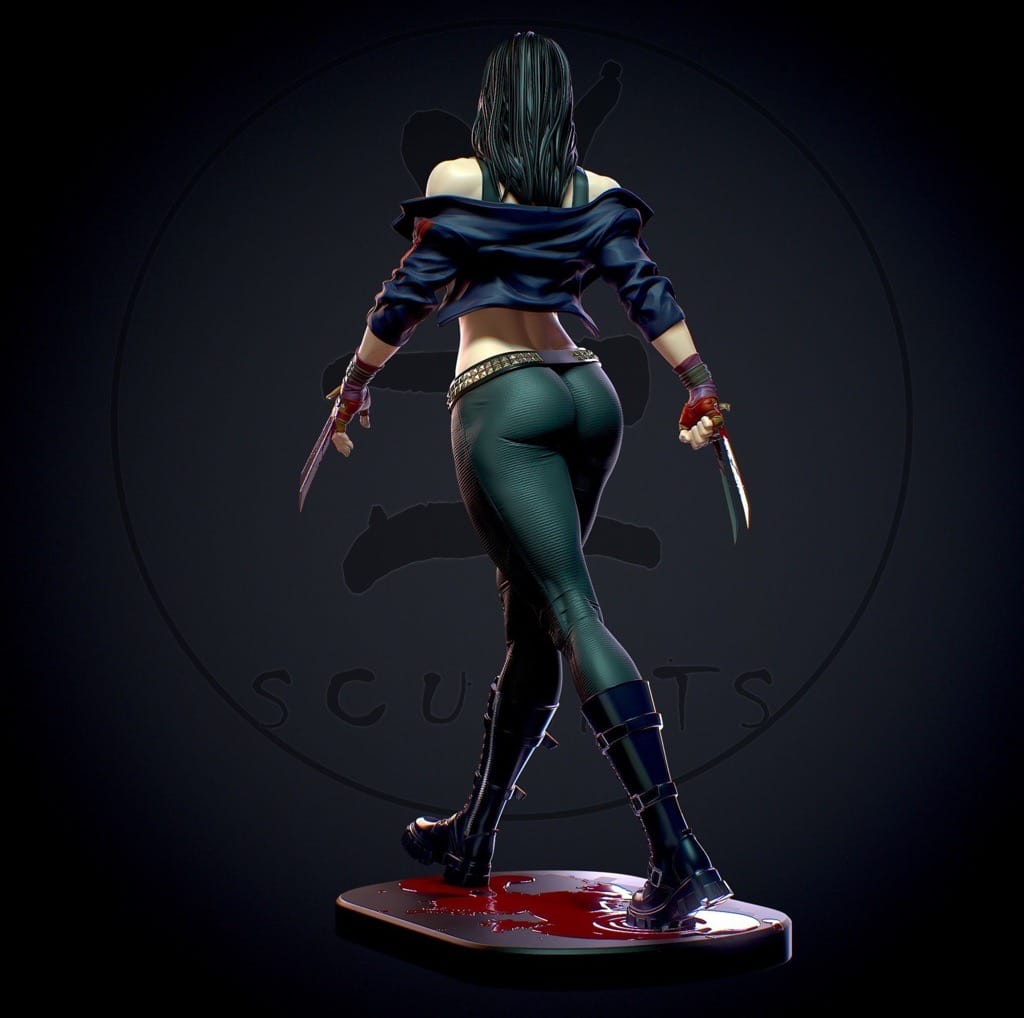 P站图纸印象馆 Yan H 漫威 克隆人X23 Yan H 漫威 克隆人X23